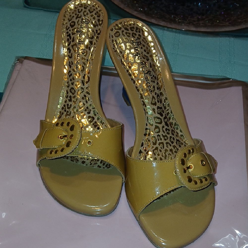 Mocha & Jean Wedge Sandals